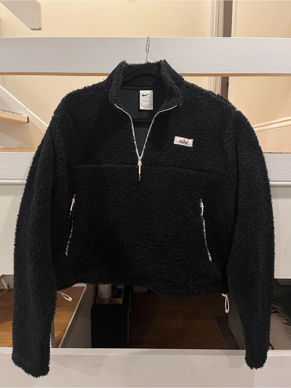 Nike Cozy Therma-FIT Cropped Sherpa Fleece 1/4 Zip Jacket